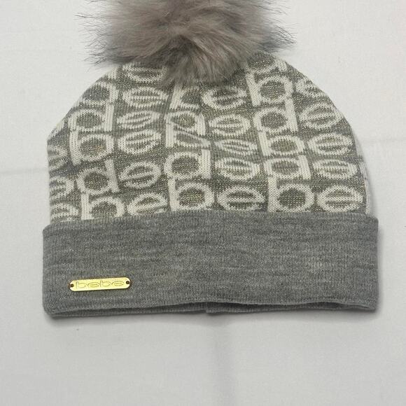 bebe Accessories - Bebe Light Grey Cute Vintage Hat